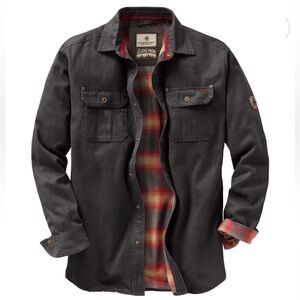 Legendary Whitetails Men’s Journeyman Flannel Lined Shirt/Jacket Waxed Cotton S
